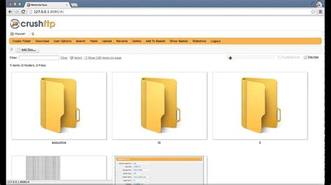 CrushFTP WebInterface .